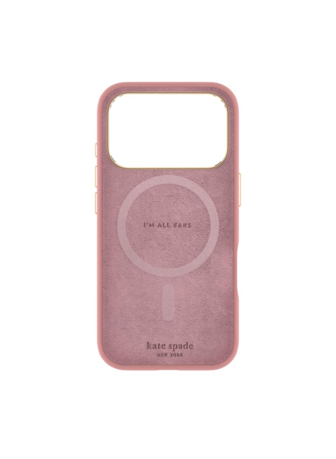 Kate Spade Case w/ Magsafe for Apple iPhone 17 Pro 6.3" | 12-Ft Drop Protection w/ Anti-Scratch Anti Color Fade Coating, Raised Edges, Fashion Case, Wireless Charging - Dusk Rose - Image 2