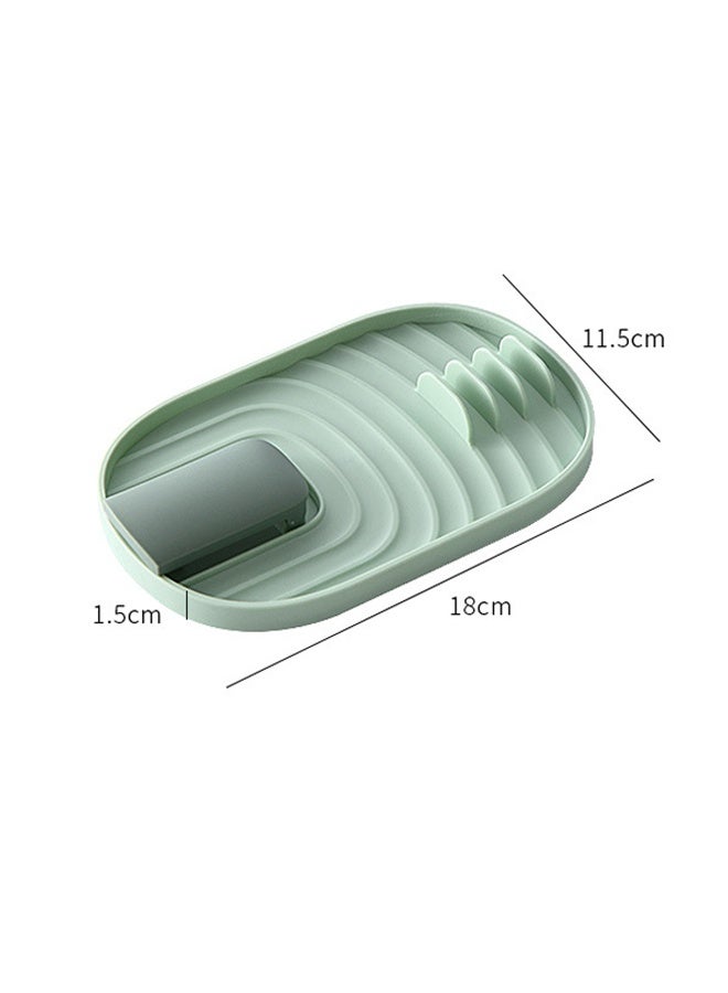 Stove Lid and Spoon Rest-Stove Spoon Holder for Kitchen Counter Pot Lid Holder Utensil Rest Cooking Spoon Holder - Image 3