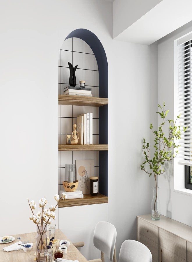 WELLAND 12" Deep Wall Shelves, Floating Wall Shelf Large Floating Shelves, 23.62" L x 11.81" D x 2" T, Deeper Than Others, Retro - Image 5