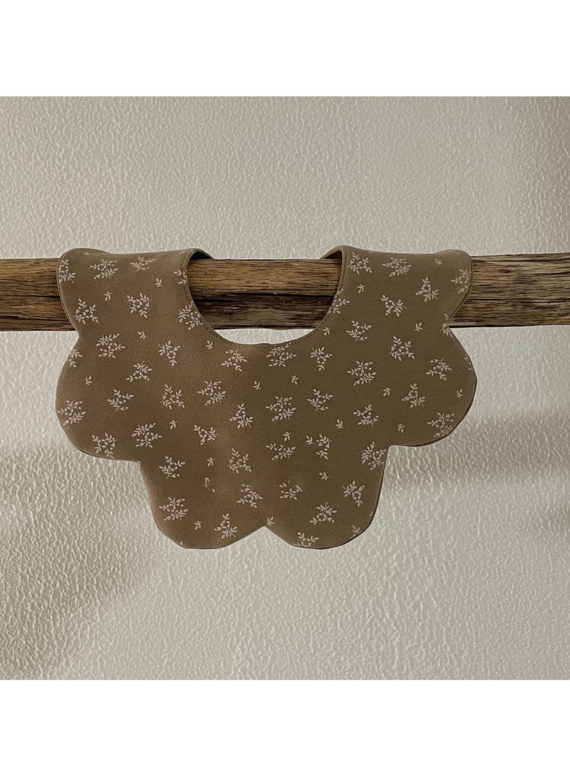 genernic Soft Pure Cotton Baby Feeding Cloth Newborns Teething Bibs with Adjustment Button Practical Infant Bibs Multiple Pattern Bibs - Image 2