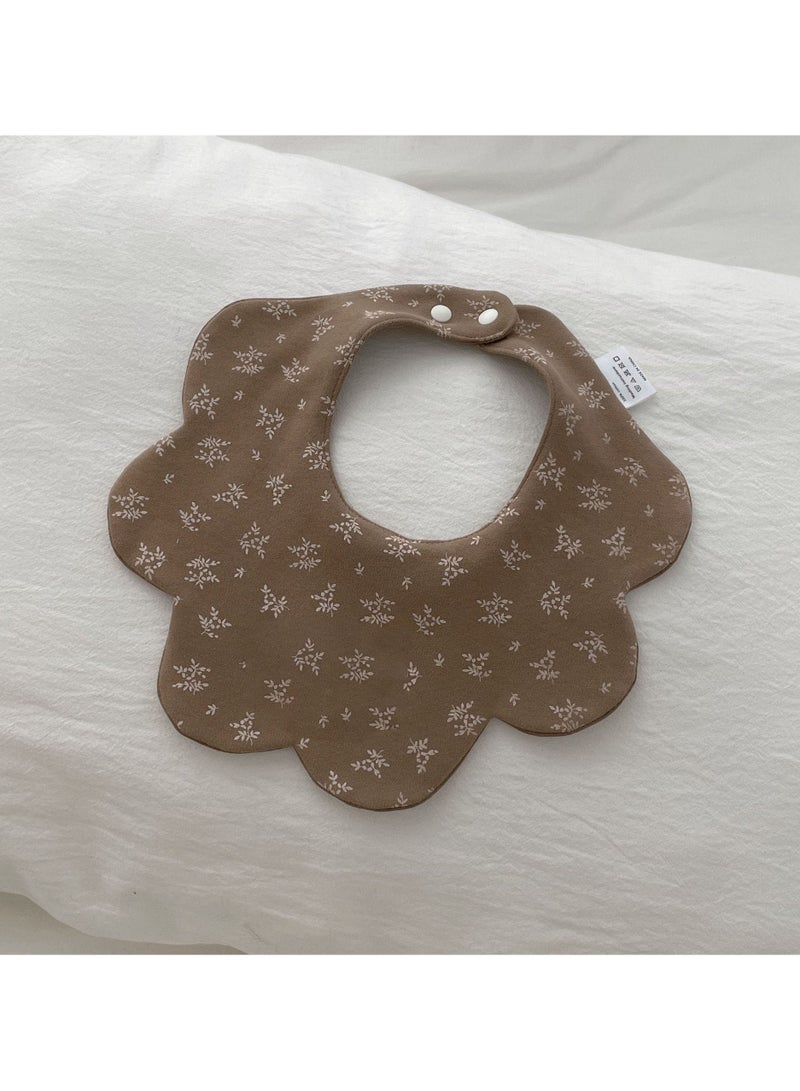 genernic Soft Pure Cotton Baby Feeding Cloth Newborns Teething Bibs with Adjustment Button Practical Infant Bibs Multiple Pattern Bibs - Image 1