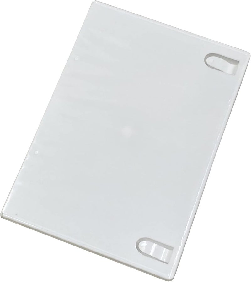 maxtek 5 Pack Maxtek Standard 14mm White Single Disc CD  DVD Cases with Outer Clear Artwork Insert Sleeve Compatible for Nintendo Wii Discs - Image 2