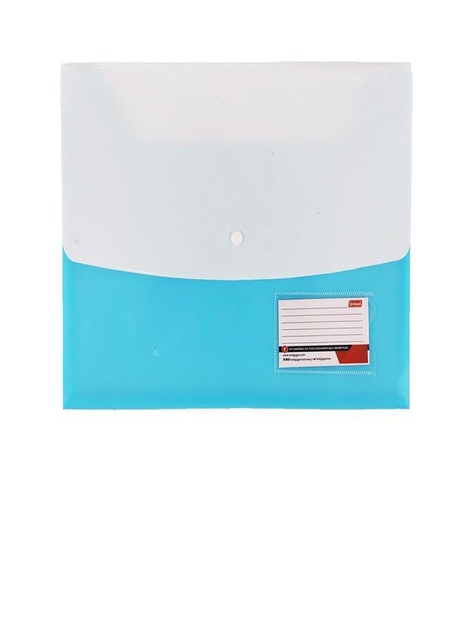 NEELGAGAN MCB-275-DPG - حقيبة شفافة - متعددة الألوان (عبوة من 10) - المقاس: 35.1 سم × 25.5 سم، لون أزرق فاتح - Image 1