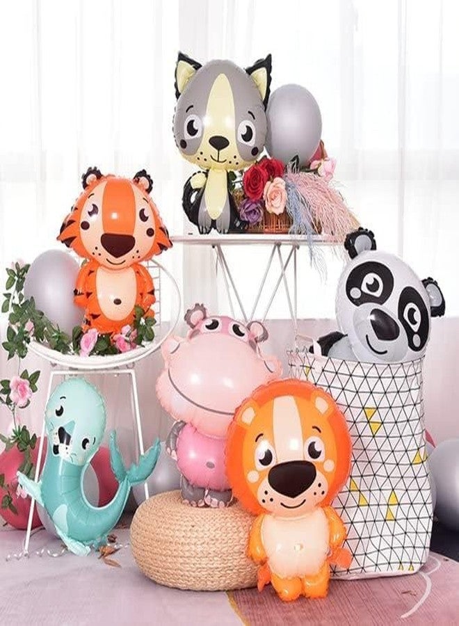 RSAAUD® 2Pc Jungle Theme Balloons, Jungle Safari Decorations Balloon, Animal Print Balloon Set For Kids Boys Girls Party Combo Item Lion, Tiger, Zebra, Monkey, Giraffe 32inch Balloon (Monkey 32") - Image 4