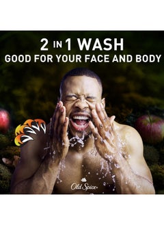 Old Spice Old Spice Body Wash for Men, 3X Defense, 24/7 Shower Fresh with Long Lasting Lather, Bearglove Scent, 24 fl oz (Pack of 4)  - Image 3