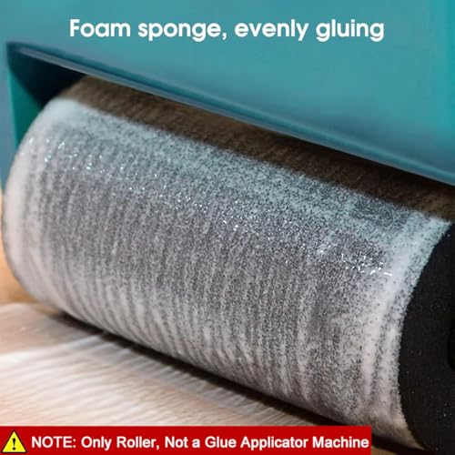 Serplex® 2Pcs 6 Inches Glue Applicator Roller Washable & Reusable Black Sponge Glue Roller Replacement for Manual Glue Applicator Sponge Roller for Professional Glue Rollers (Only Roller Included) - Image 4