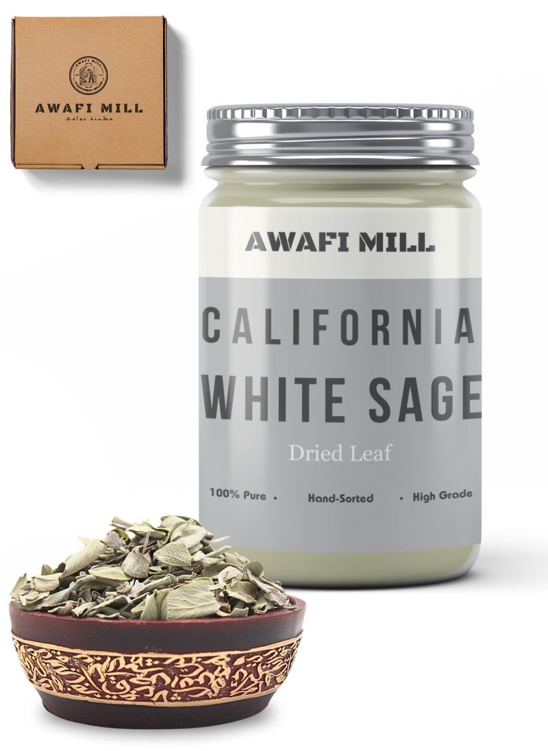 Awafi Mill - AWAFI MILL Dried California White Sage Leaves | Premium Aromatic and Versatile - Image 1