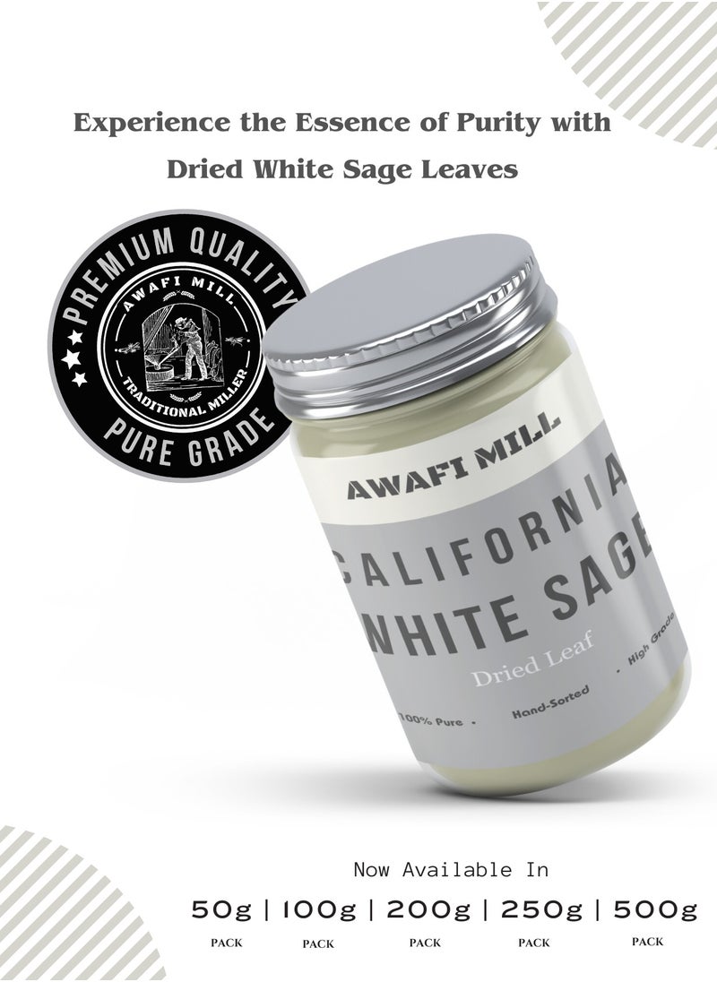 Awafi Mill - AWAFI MILL Dried California White Sage Leaves | Premium Aromatic and Versatile - Image 1