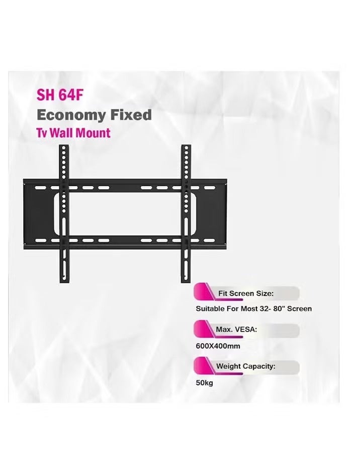 Skilltech Skill Tech SH64F LED/LCD/Plasma/Curved/OLED Fixed TV Wall Mount - Image 3