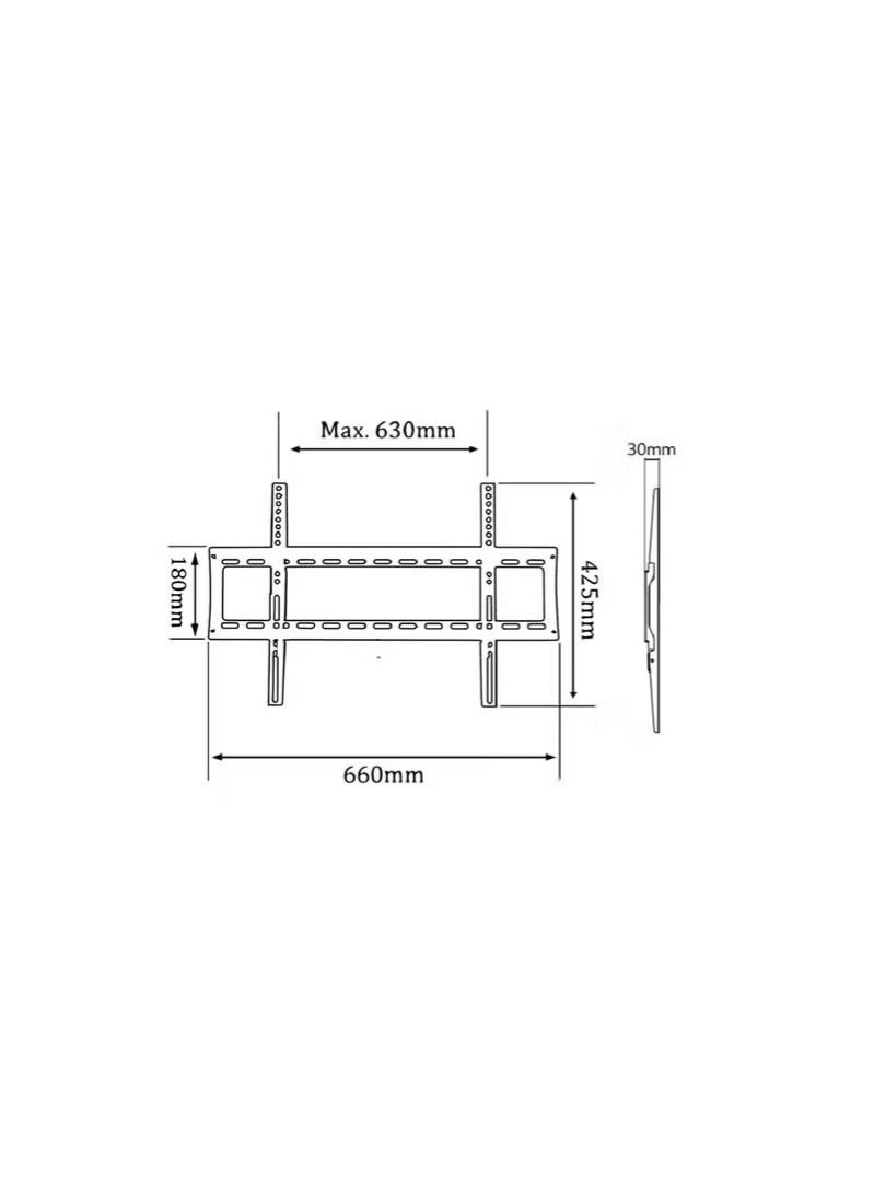 Skilltech Skill Tech SH64F LED/LCD/Plasma/Curved/OLED Fixed TV Wall Mount - Image 4