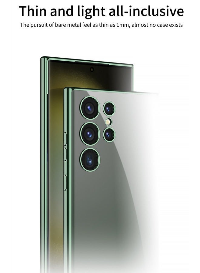 DUNISO Samsung Galaxy S24 Ultra Phone Case Full Body Protective Phone Cover Anti-fall Anti-fingerprint Clear Phone Case for Galaxy S24 Ultra 5G Phone Case - Image 5