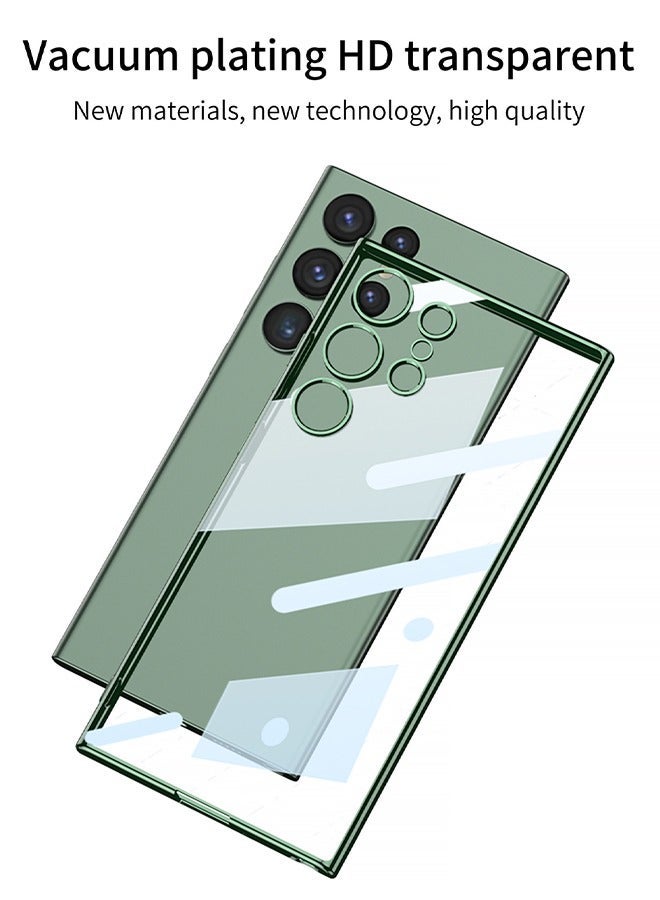 DUNISO Samsung Galaxy S24 Ultra Phone Case Full Body Protective Phone Cover Anti-fall Anti-fingerprint Clear Phone Case for Galaxy S24 Ultra 5G Phone Case - Image 2