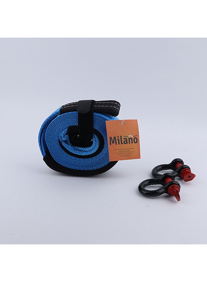 milano حبل سحب منزلي ميلانو ماكس ثقيل الوزن - حبل سحب قوي متعدد الاستخدامات للمنزل، الهواء الطلق، المرآب، سحب المركبات، تأمين الربط والاستخدام الطارئ - Image 2