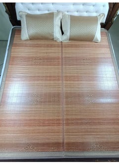 G BAMBOO G BAMBOOMultifunctional Portable Foldable DoubleSides Using SkinBreathable Ecofriendly Natural Bamboo Bed Mat for Cool Sleeping Tulip MatDouble B Size 5575inch 1419 meter 4763 feet  - Image 3