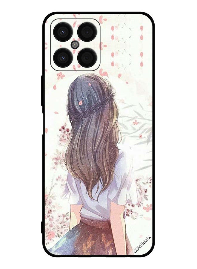 Covernex غطاء حماية لهاتف Honor X8 فتاة لطيفة في تفكير عميق - Image 1