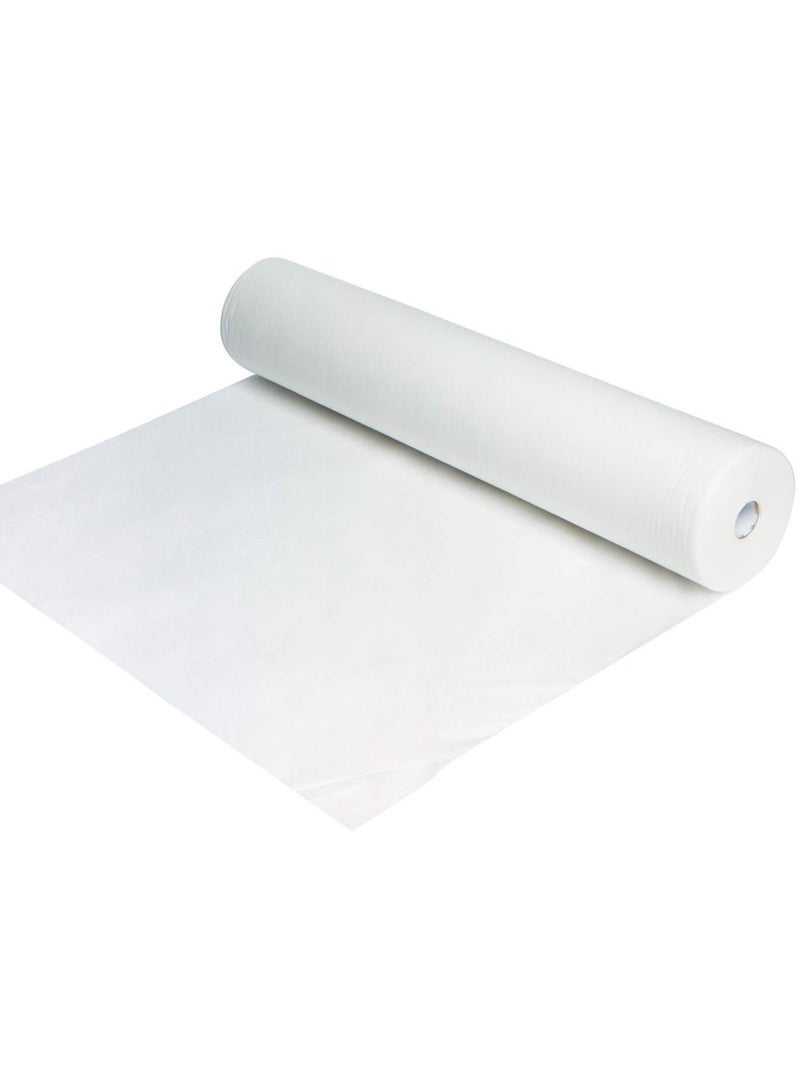 ماكس كير بكرات ملاءة سرير غير منسوجة من مستحضرات التجميل العضوية يمكن التخلص منها 1 لفة بيضاء ناعمة قابلة للتنفس وطاولة تدليك للوجه وصالون الوشم وغطاء سرير ورقية - Image 2