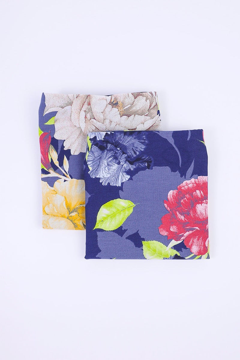 Tchibo 2 Renforce Pillowcases 80 x 40 cm, Navy  - Image 1