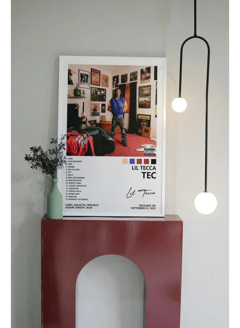 TNESSENTIAL LIL TECCA  TEC  CANVAS POSTER - Image 1