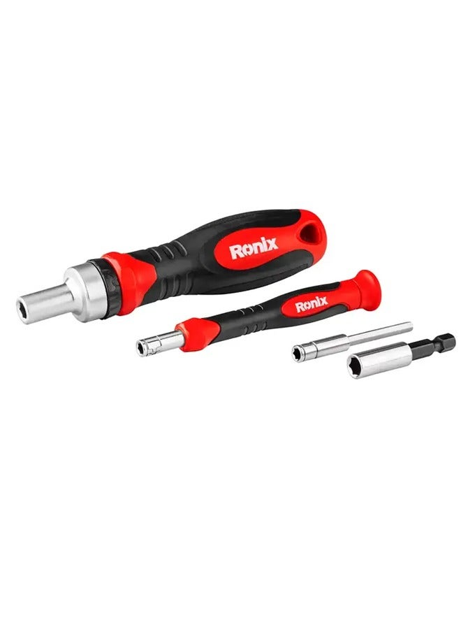 رونيكس طقم لقم مفك 56 قطعة من رونيكس موديل (RH-2717) - Image 4