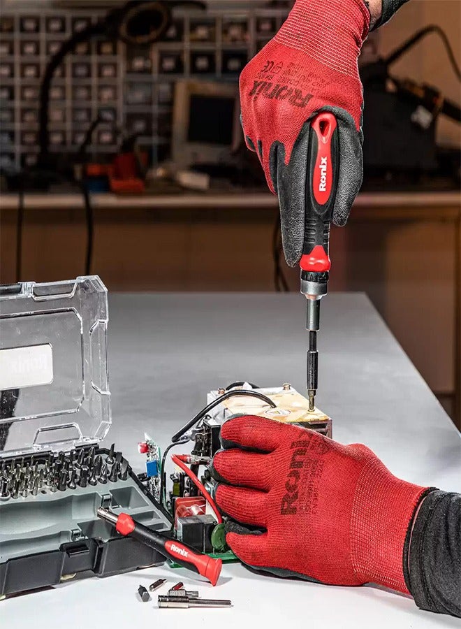 رونيكس طقم لقم مفك 56 قطعة من رونيكس موديل (RH-2717) - Image 3