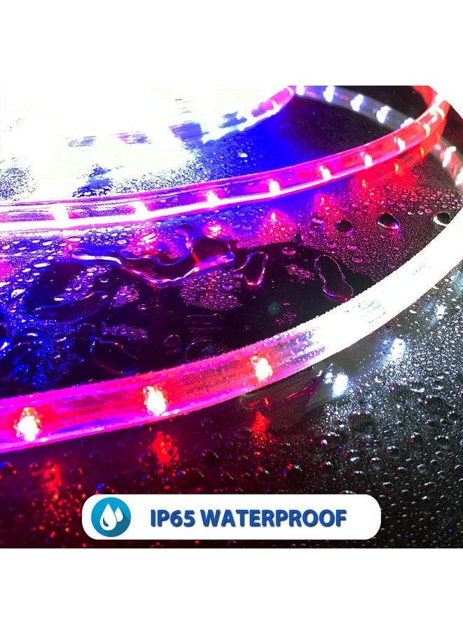 Tuklye Led Rope Lights 50Feet 540Leds 120V Waterproof For Indoor Outdoor Use Ip65 For Party,Backyard,Fence,Fallway,Pond, X'Mas Decoration, Patriot,Independence Day,4Th Of July(Red White Blue)  - Image 4
