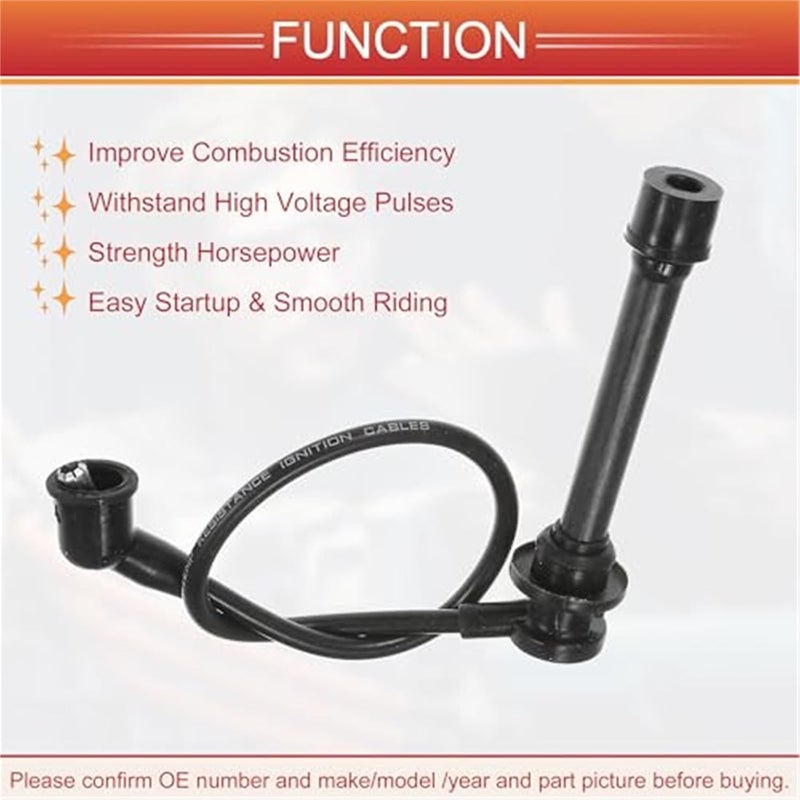 Vuzmode Car Spark Plug Coil Wires for Nissan - Image 4