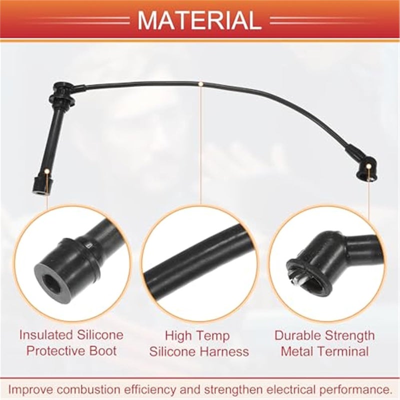Vuzmode Car Spark Plug Coil Wires for Nissan - Image 5