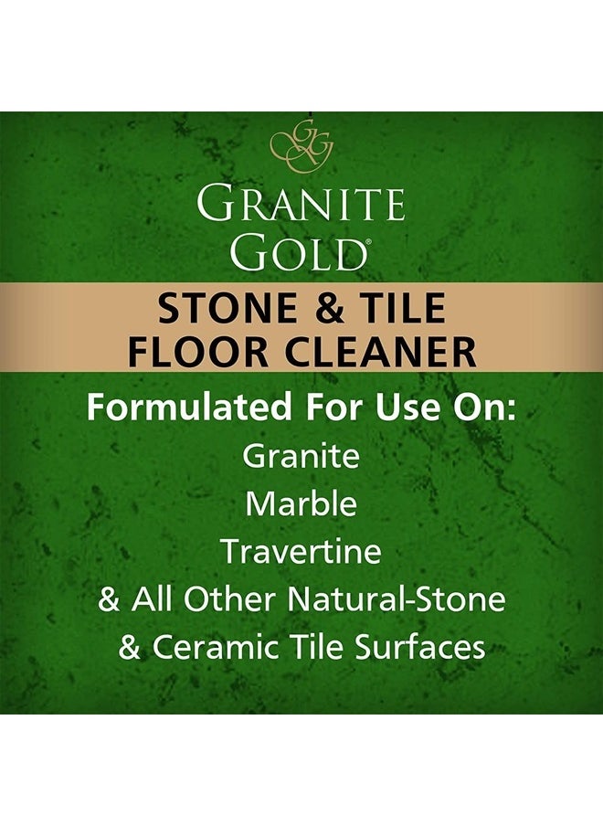GRANITE GOLD - Stone And Tile Floor Cleaner - No-Rinse Deep Cleaning Granite, Marble, Travertine, Ceramic Solution - 32 Ounces (Packaging may vary) - Image 1