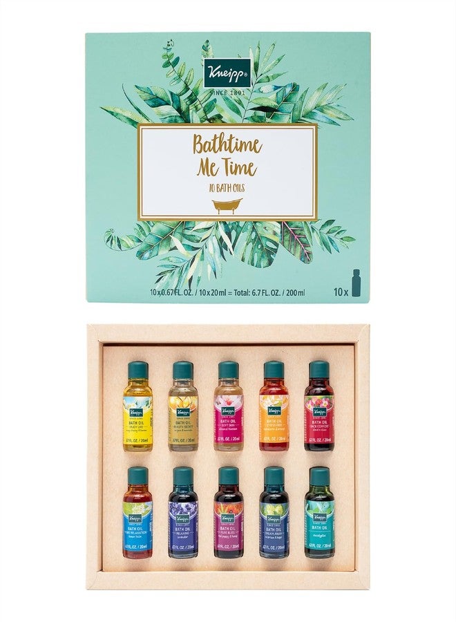 Kneipp Bath Time 10-Piece Bath Oil Set - Includes 5 Signature Formulas (0.67 fl oz Each) - Ideal for Trial & Travel - One Bottle Delivers Up to Two Baths - Image 1