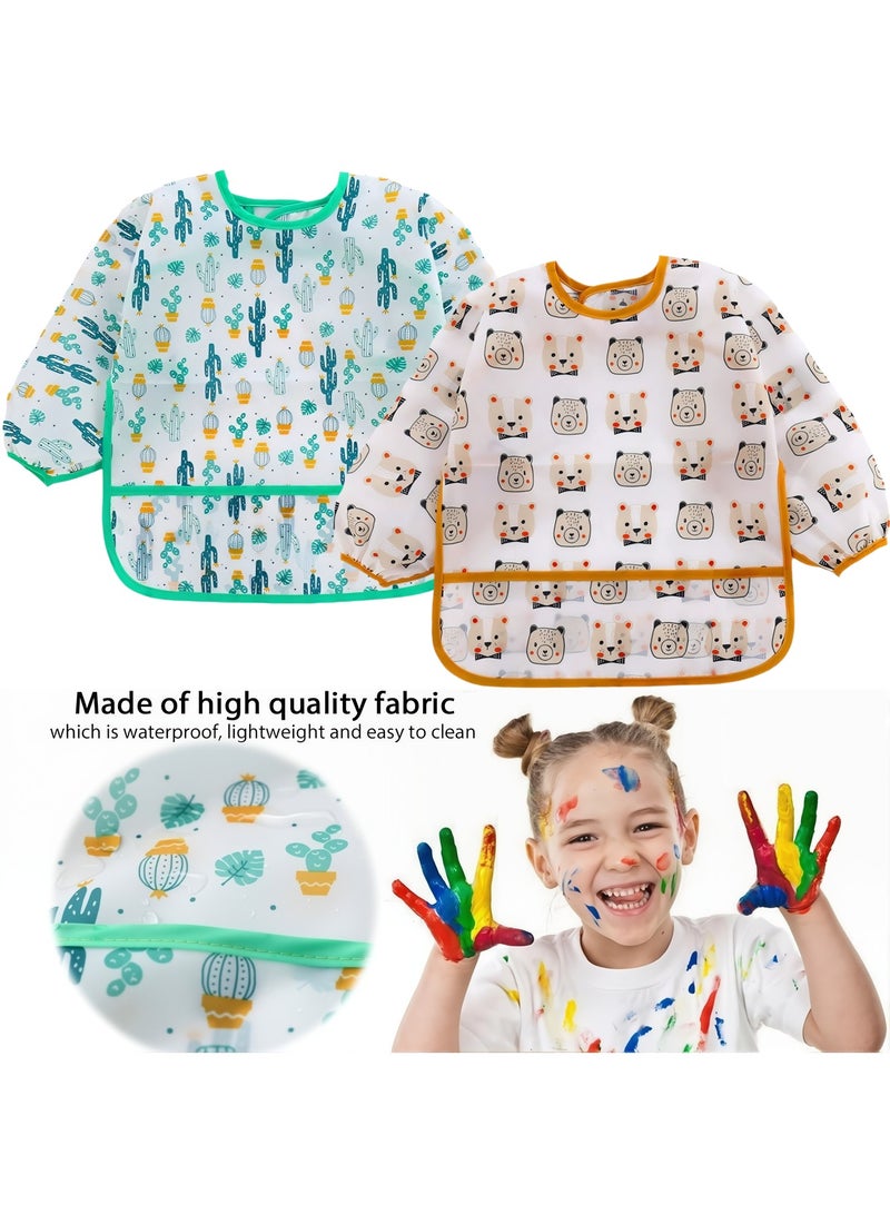 Umiwin مريلة أطفال بأكمام طويلة - Image 2