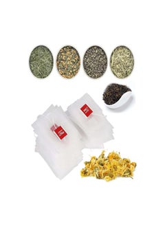 SYOSI Tea Filter Bags, 100Pcs Disposable Nylon Tea Infuser Bag Spice Filter Tea Strainer Bags With String, Empty Tea Bags for Loose Leaf Fruit Herbal Tea Bags, Spice Bags, Filter Bags (5.8 * 7.0cm)  - Image 5