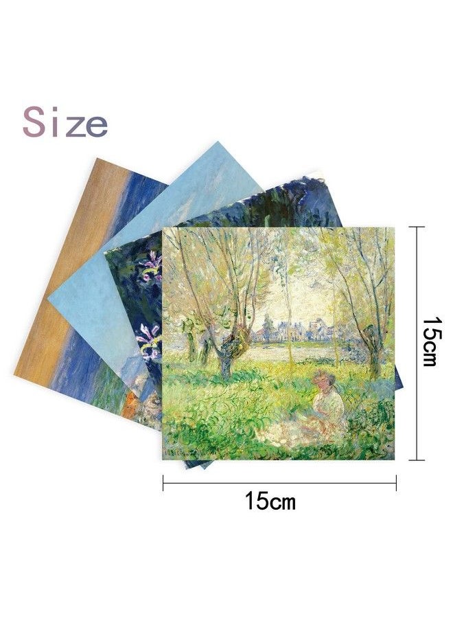 Qianshan Origami Paper Kit 50 Sheets 6 Inch Square Double Sided Color 10 Vivid Colors For Hand Crafts Origami Paper Arts Creativity.Monet  - Image 4