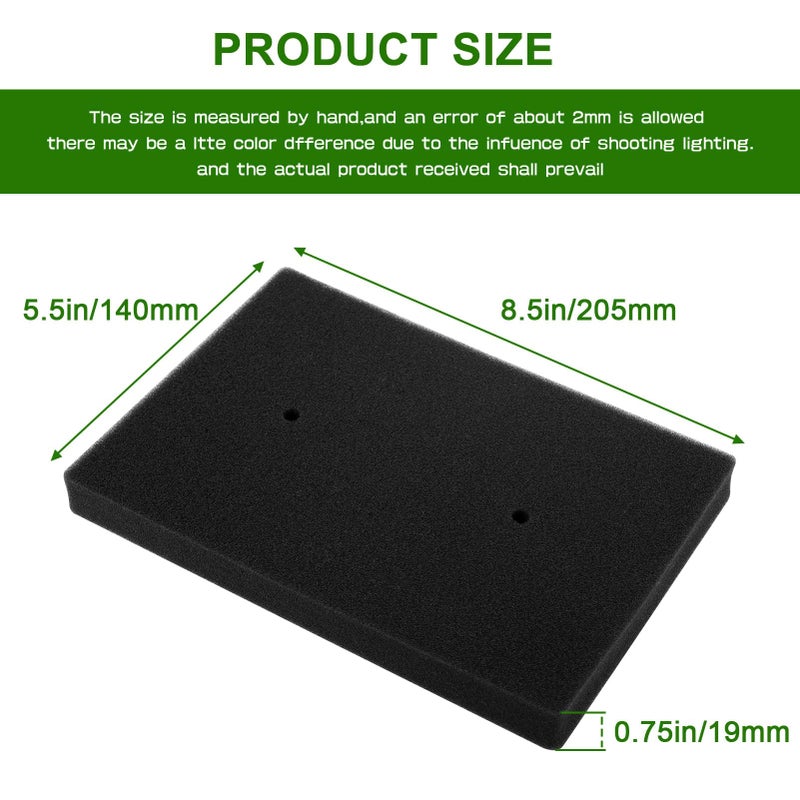 LOCOPOW 11013-0020 Air Filter HFA2505 for Kawasaki Ninja 250R EX250 Ninja 300 EX300 EX300A EX300B 2008 2009 2010 2011 2012 2013 2014 2015 2016 2017 - Image 2