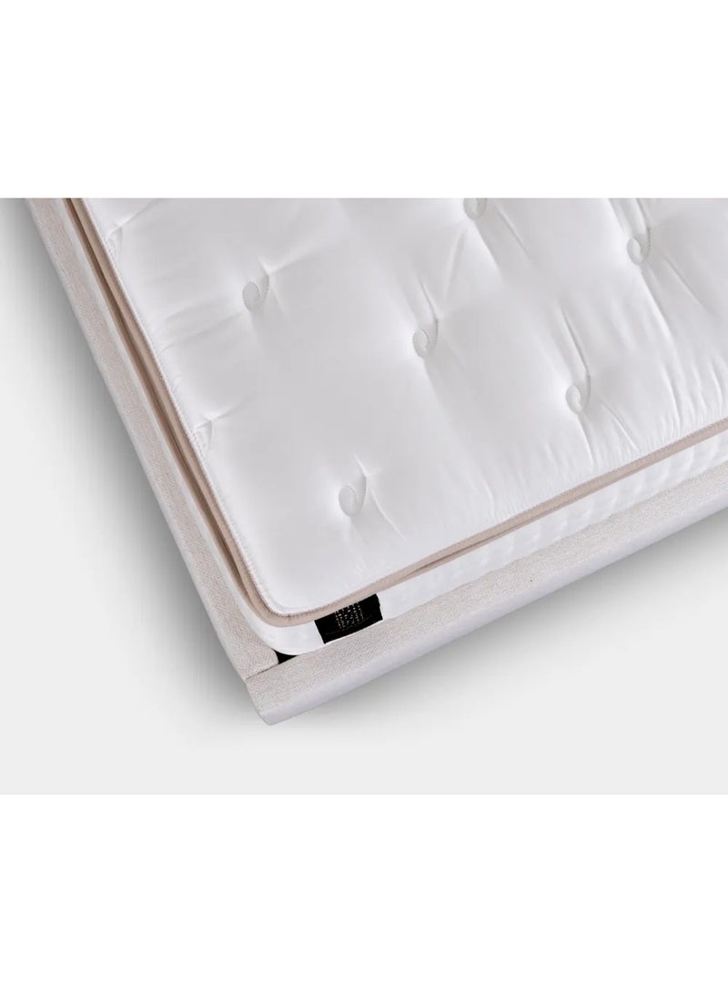 SAPSA BEDDING Grand Imperial Mattress Extra Firm Foam Support Zone Breathable Natural Ivory - Image 4