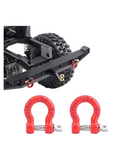 SYOSI RC Tow Hook, 8pcs Metal RC Trailer Buckle, Tow Shackle Lock Catch Crawler Accessories for RC Climbing Car, Fit for Axial Scx10, Cc01, D90, D110, Tf2 Rc Rock Climbing Car and So on  - Image 3