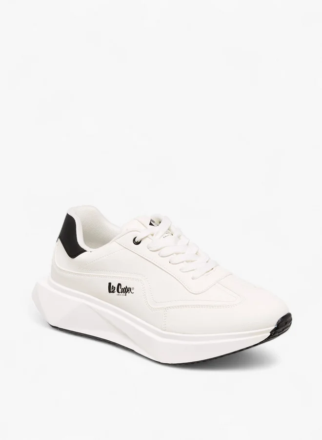 Lee Cooper Men's Solid Lace-Up Sneakers
