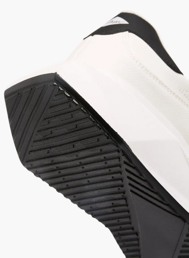 Lee Cooper  Men's Solid Lace-Up Sneakers  | Best Price UAE
