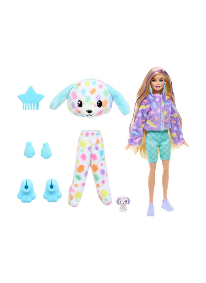 Barbie Barbie Cutie Color Reveal Dalmatian Costume Doll with 10 Surprises  - Image 4