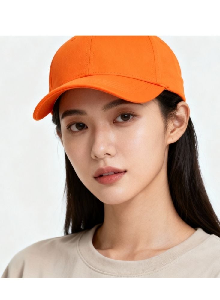 بريميم قبعة بيسبول برتقالية جريئة - قطعة عصرية عالية التأثير بلمسة عصرية - Image 5