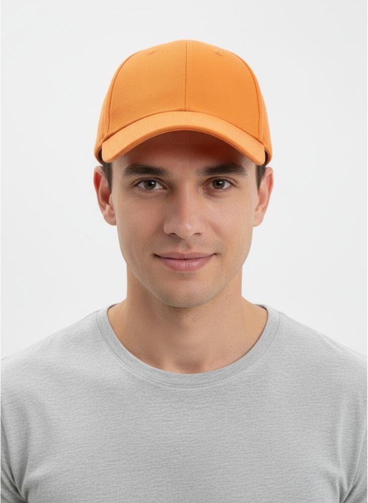 بريميم قبعة بيسبول برتقالية جريئة - قطعة عصرية عالية التأثير بلمسة عصرية - Image 4