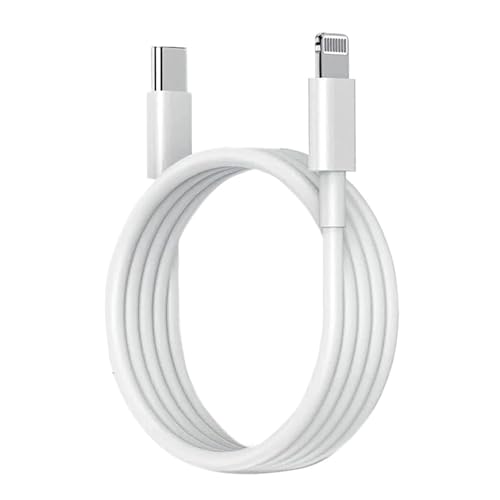 Kratos Type C to L cable [MFi Certified] Compatible with Lightning Port for 30W Fast Charging, Compatible with iPhone 14/14 Pro/ 14 Pro Max/ 13/13 Pro/ 13 ProMax/ 12/11/X/8 all Series, 1M White - Image 1