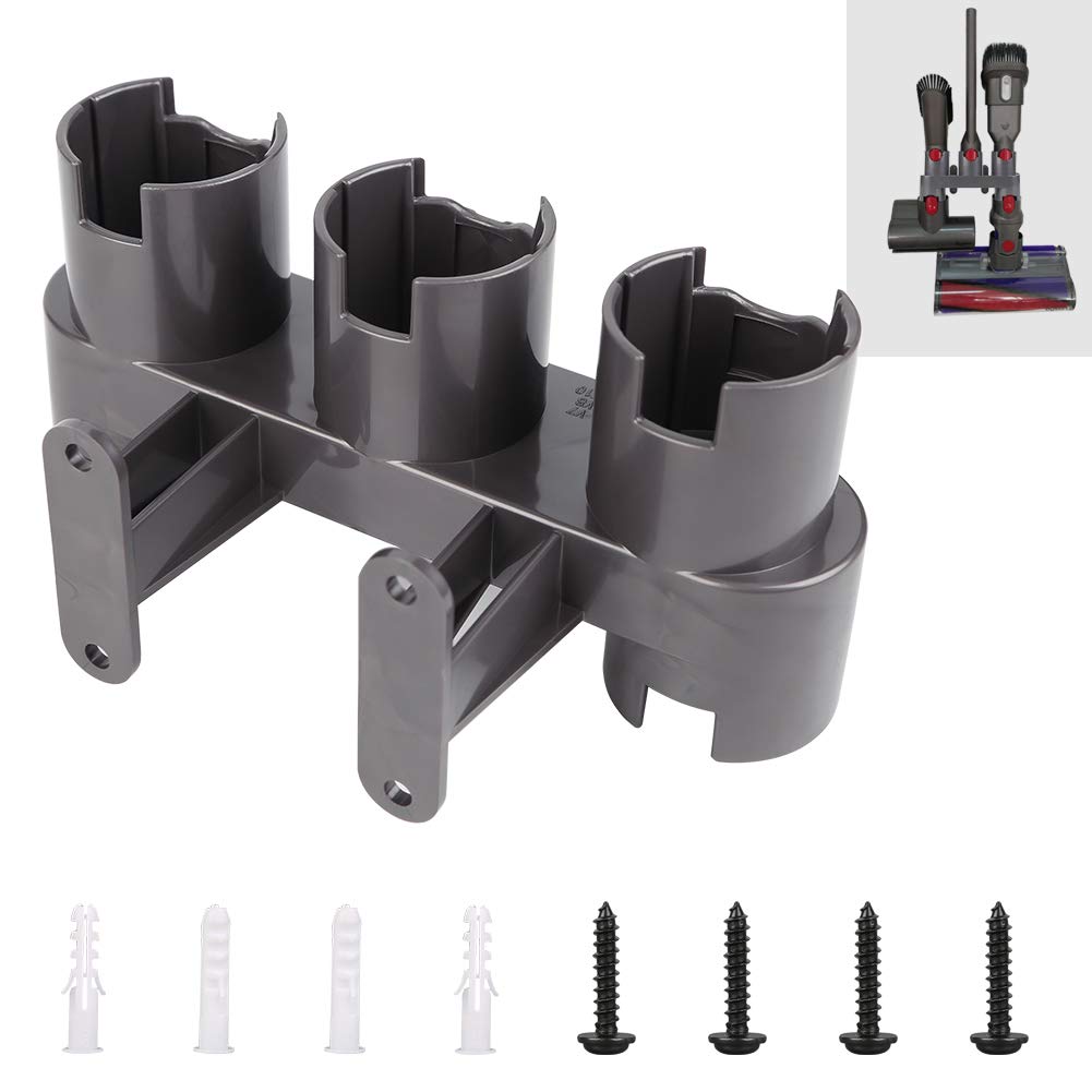 ABC life Replacement for Dyson Vacuum Cleaner Attachments Wall Mount Holder Adapter Converter Set for Dyson V11 V10V8V7 Dyson Attachment Organizer Holder Grey with Parts Package