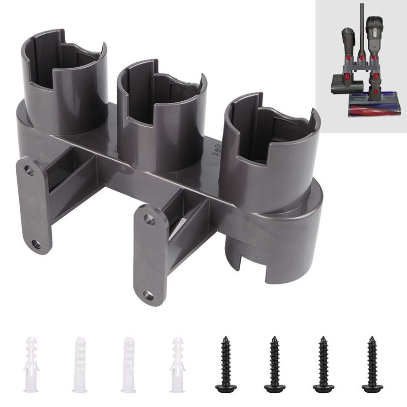 ABC life Replacement for Dyson Vacuum Cleaner Attachments Wall Mount Holder Adapter Converter Set for Dyson V11 V10V8V7 Dyson Attachment Organizer Holder Grey with Parts Package