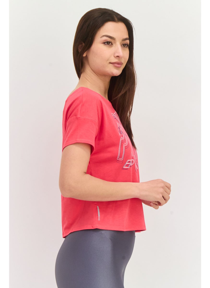 PUMA Women Sportswear Fit Short Sleeves Training T-Shirt, Pink  - Image 2