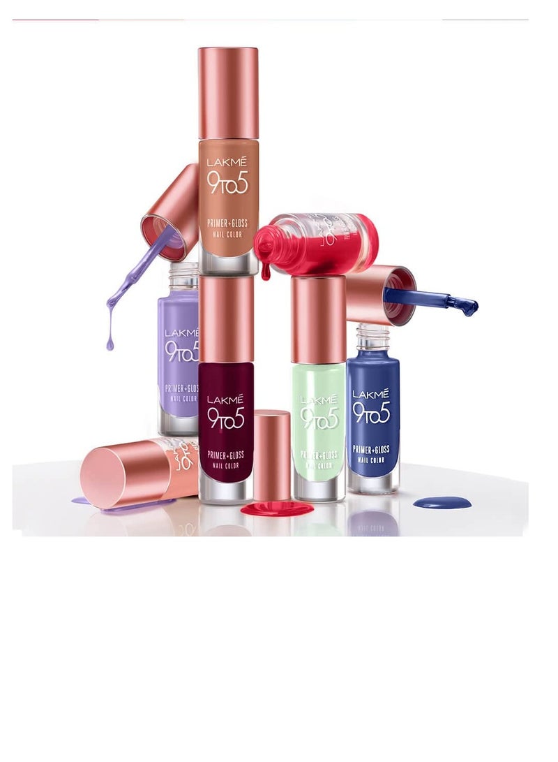 LAKME LAKMÉ 9to5 P G Nail Color Russian Mauve 6ml - Image 3