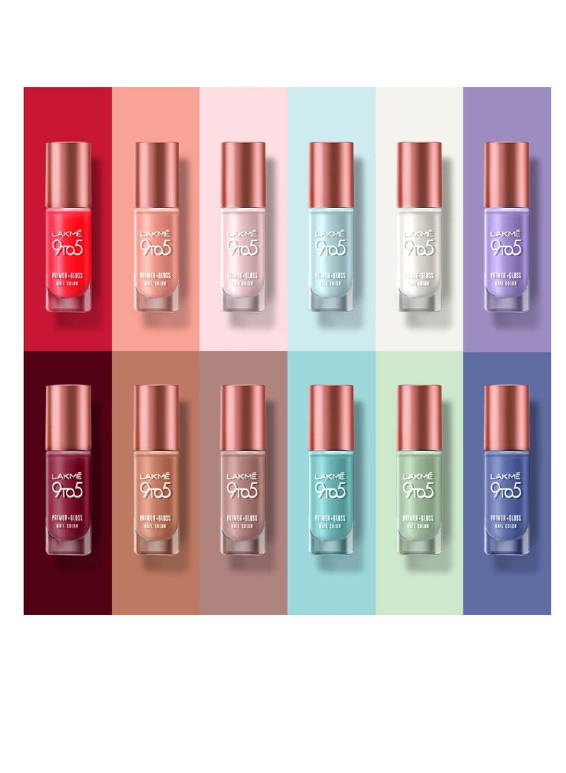 LAKME LAKMÉ 9to5 P G Nail Color Russian Mauve 6ml - Image 4