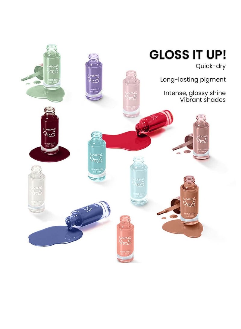 LAKME LAKMÉ 9to5 P G Nail Color Russian Mauve 6ml - Image 5