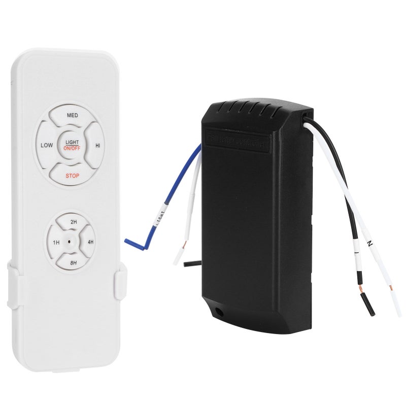 220V Wireless Ceiling Fan Lamp Remote Control Kit with Receiver Timing Switch Home Smart Controlling - Image 5