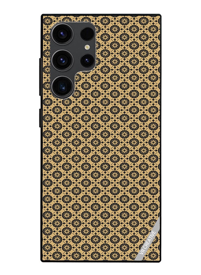Protective Case Cover For Samsung Galaxy S24 Ultra Pattern Classical Luxury Ornament Royal Texture Design Multicolour