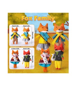 SYOSI Kids Sewing Craft Kits, Sew Stuffed Animal, Crafting Supplies, Make Your Own Keychain for 3D Fox Family, DIY Felt Stuffed Woodland Animal, Birthday Gift Art, for Kids 8-12+ Teen Boys and Girls  - Image 3
